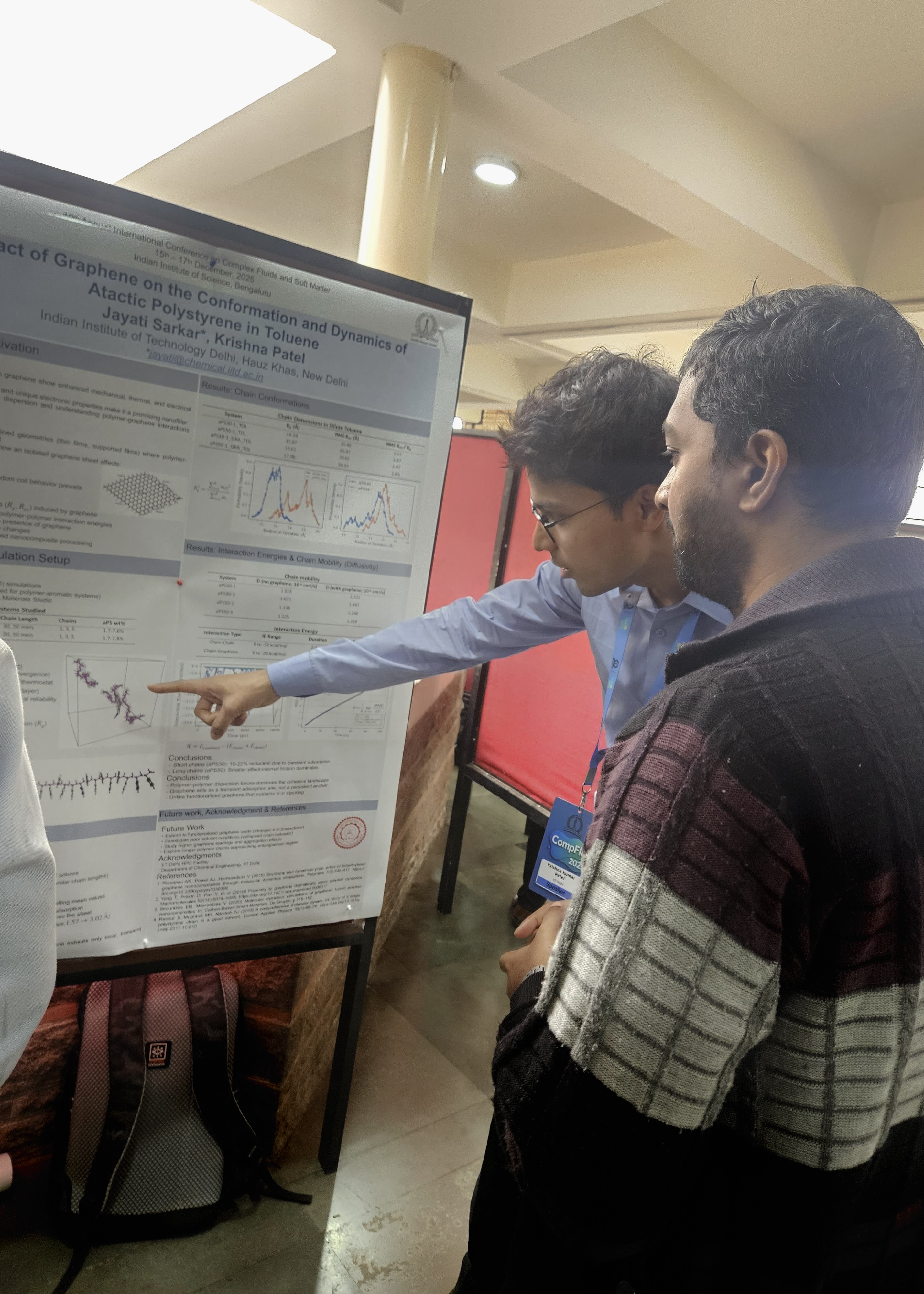 Presenting poster at CompFlu 2025